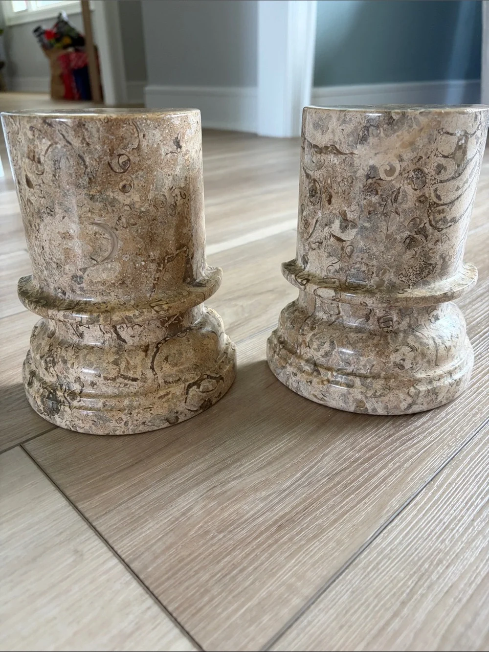 Vintage Granite Decorative Bookends